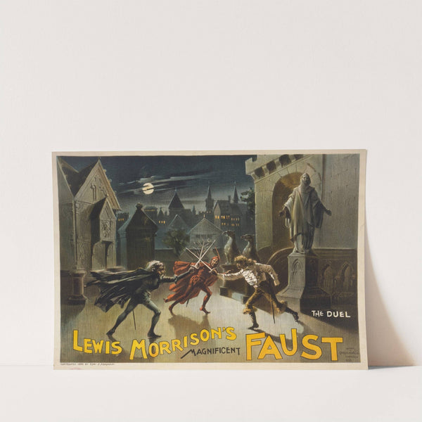 Lewis Morrison&#039;s magnificent Faust by Shober &amp; Carqueville Lithographing Co.