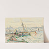Lézardrieux, voilier à quai by Paul Signac