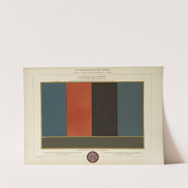 L&#039;harmonie des couleurs Pl.035 by Édouard Guichard