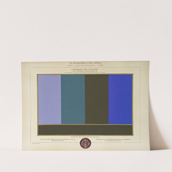 L&#039;harmonie des couleurs Pl.036 by Édouard Guichard