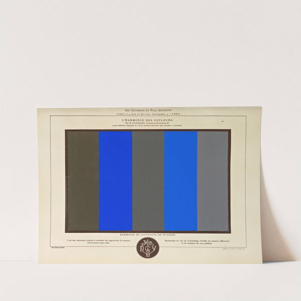 L&#039;harmonie des couleurs Pl.040 by Édouard Guichard