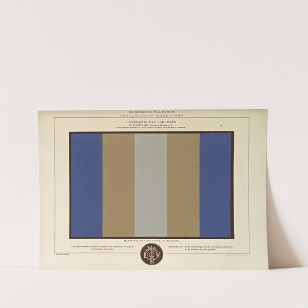 L&#039;harmonie des couleurs Pl.047 by Édouard Guichard