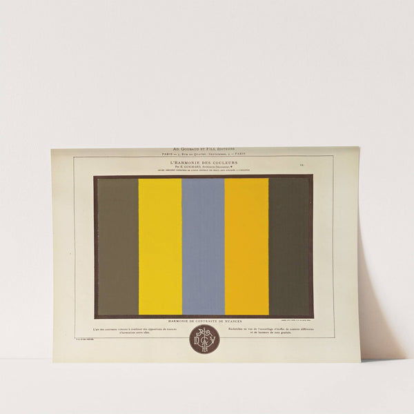 L&#039;harmonie des couleurs Pl.052 by Édouard Guichard