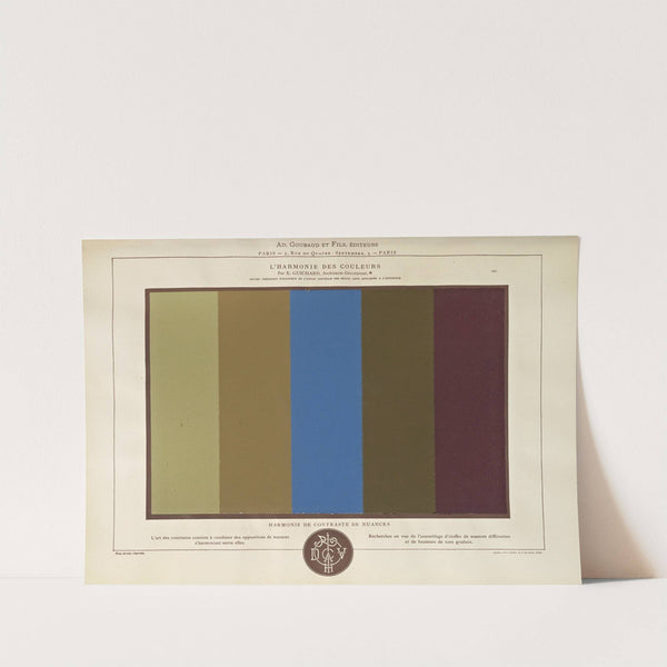 L&#039;harmonie des couleurs Pl.055 by Édouard Guichard