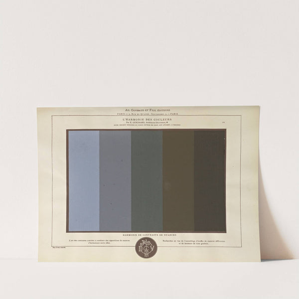 L&#039;harmonie des couleurs Pl.058 by Édouard Guichard