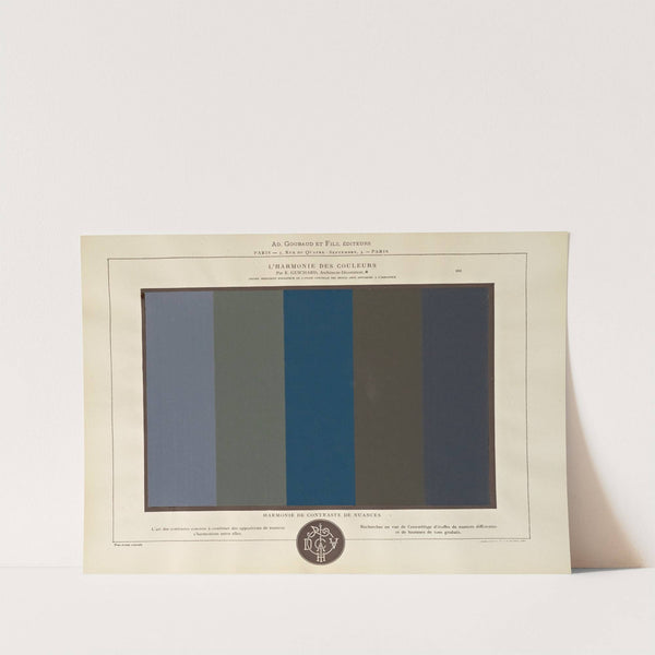 L&#039;harmonie des couleurs Pl.073 by Édouard Guichard