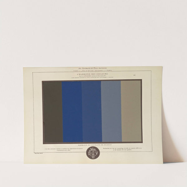 L&#039;harmonie des couleurs Pl.076 by Édouard Guichard