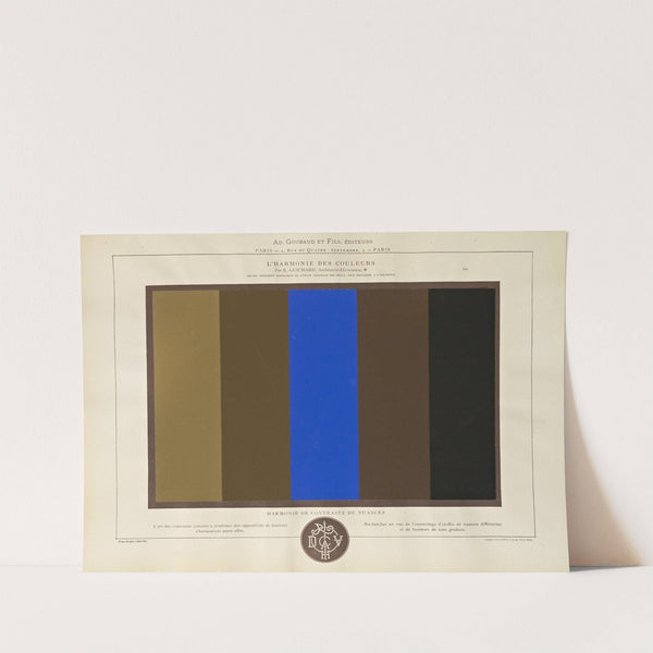 L&#039;harmonie des couleurs Pl.082 by Édouard Guichard