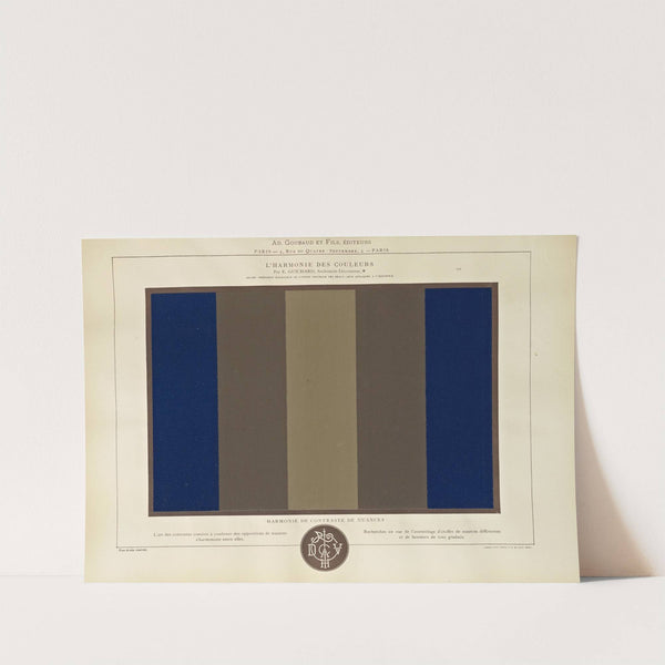 L&#039;harmonie des couleurs Pl.085 by Édouard Guichard