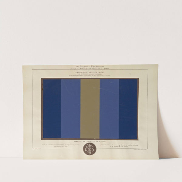L&#039;harmonie des couleurs Pl.090 by Édouard Guichard