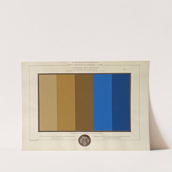 L&#039;harmonie des couleurs Pl.091 by Édouard Guichard