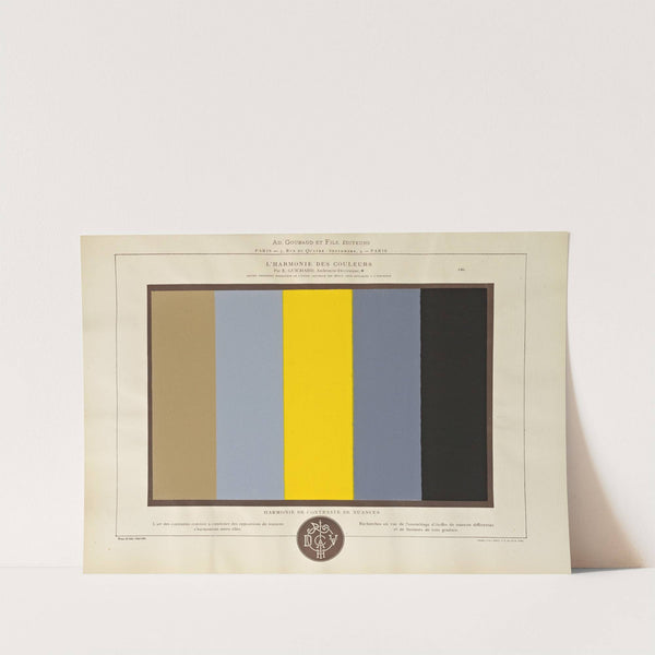 L&#039;harmonie des couleurs Pl.094 by Édouard Guichard