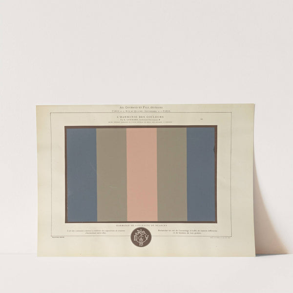 L&#039;harmonie des couleurs Pl.101 by Édouard Guichard