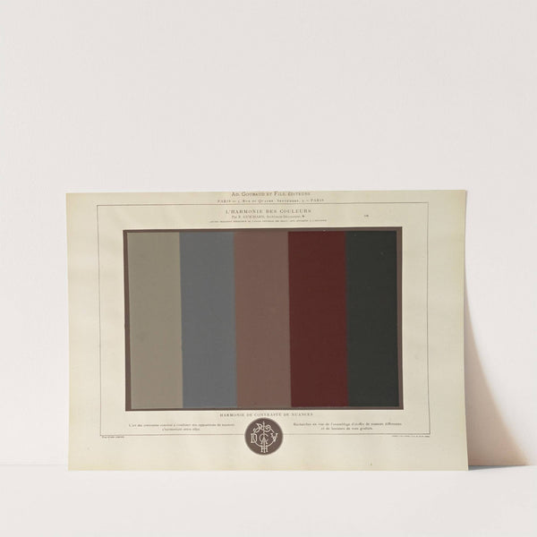 L&#039;harmonie des couleurs Pl.102 by Édouard Guichard