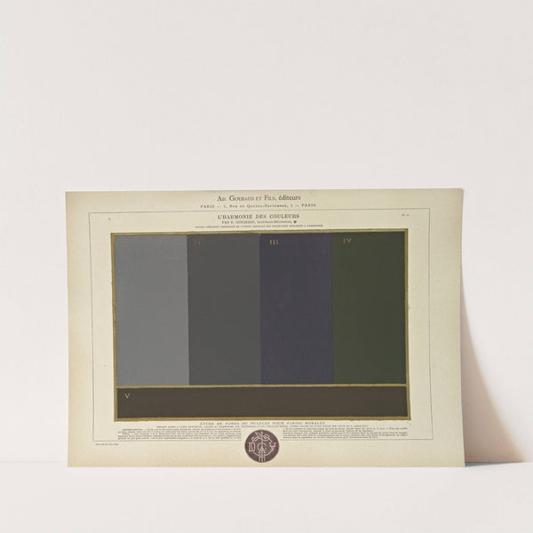 L&#039;harmonie des couleurs Pl.118 by Édouard Guichard