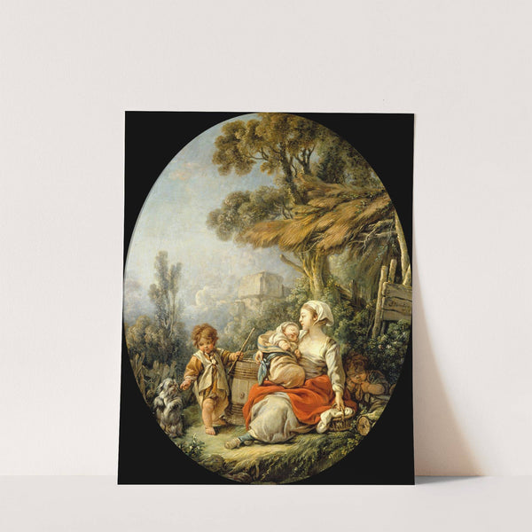 L’Heureuse Mère (1758) by François Boucher