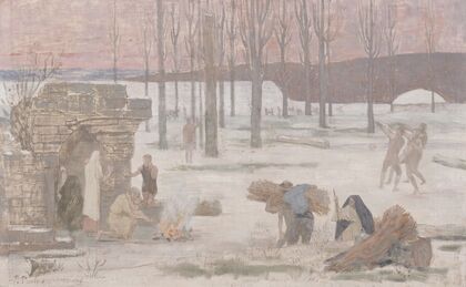 L’Hiver, esquisse pour l’Hôtel de Ville de Paris (1889-1892)