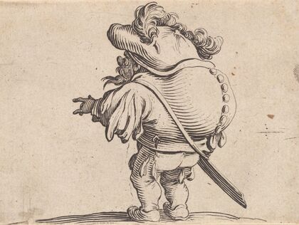 L’homme au gros dos ornÃ© d’une rangÃ©e de boutons