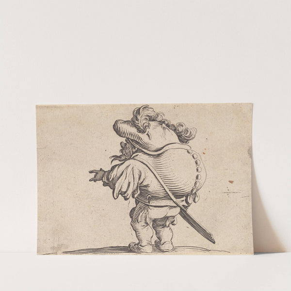 L&#039;homme au gros dos orné d&#039;une rangée de boutons by Jacques Callot