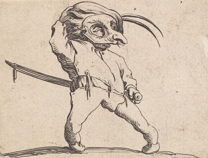 L’homme masquÃ© aux jambes torses