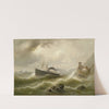 Lhootse Station an der Nordsee by Albert Rieger
