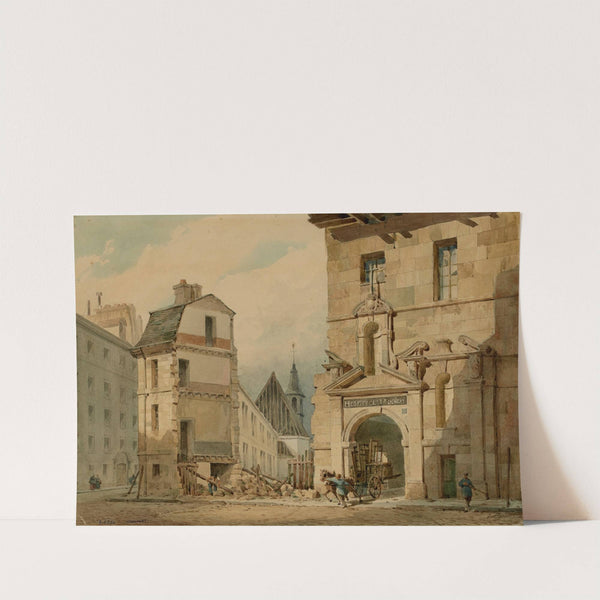L&#8217;hospice des Petits-Ménages, rue de la Chaise by Louis-Martial-Théodat Masson