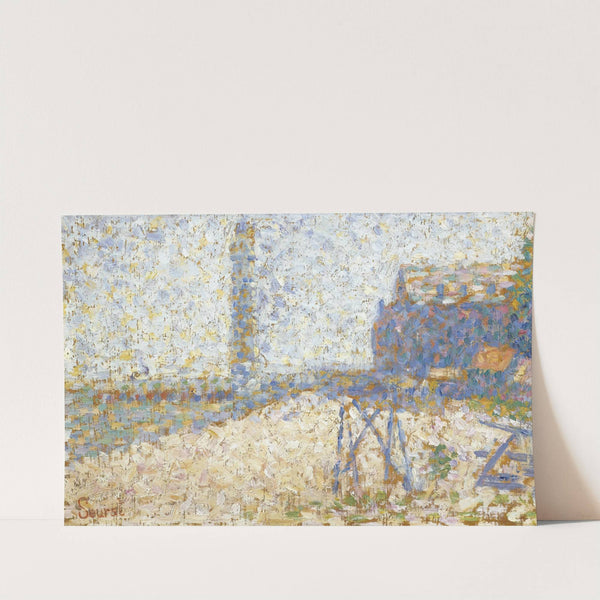 L’hospice Et Le Phare De Honfleur by Georges Seurat