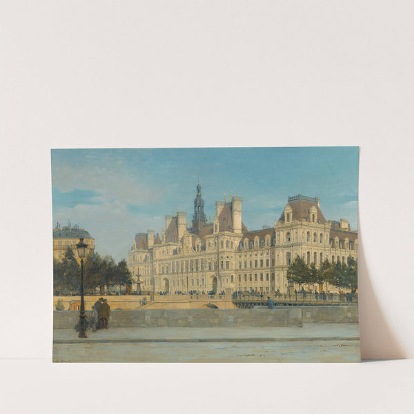 L&#039;hôtel de Ville de Paris by Paul-Joseph-Victor Dargaud