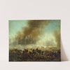 L&#039;Hôtel de Ville incendié, assailli par les troupes de Versailles by Gustave Boulanger
