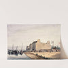 L&#039;hôtel des Haricots (prison de la Garde Nationale), quai Saint- Bernard. by Auguste-Sébastien Bénard
