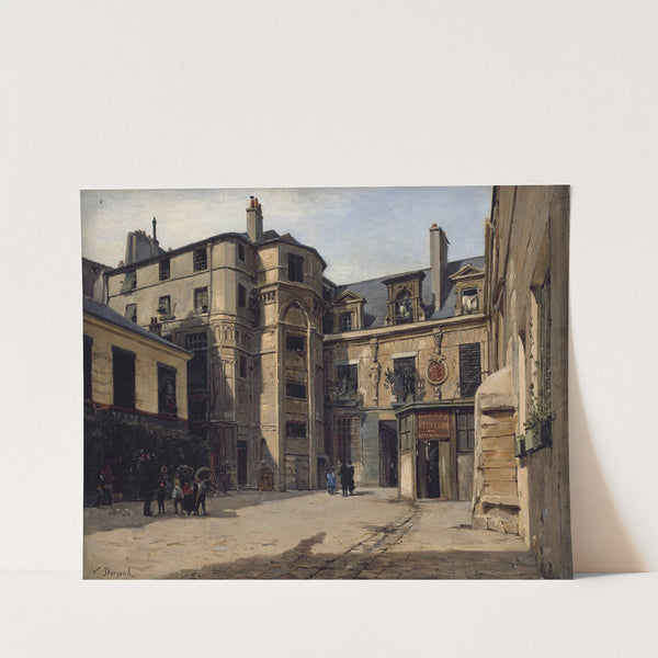 L&#039;hôtel du Prévôt, Passage Charlemagne by Paul-Joseph-Victor Dargaud