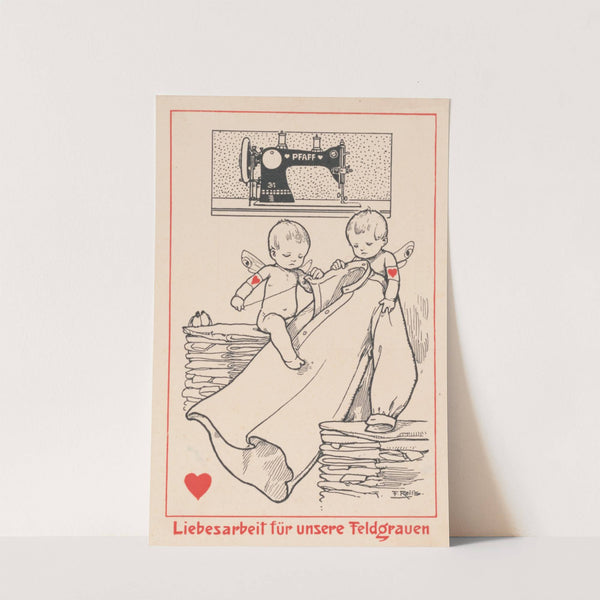 Liebesarbeit für unsere Feldgraven (1914) by Fritz Reiss