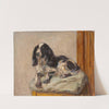 Liegender Spaniel (1913) by Max Liebermann
