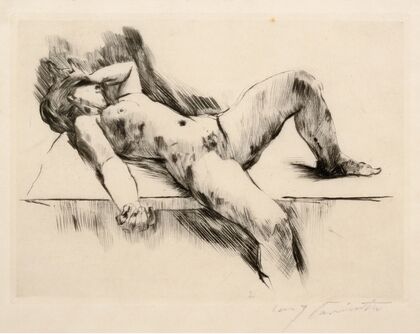 Liegender weiblicher Akt III (1913)