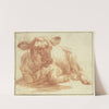 Liegendes Rind nach links by Adriaen van de Velde