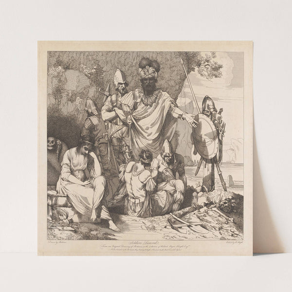 Life and Death of a Soldier; Soldier’s Funeral by John Hamilton Mortimer