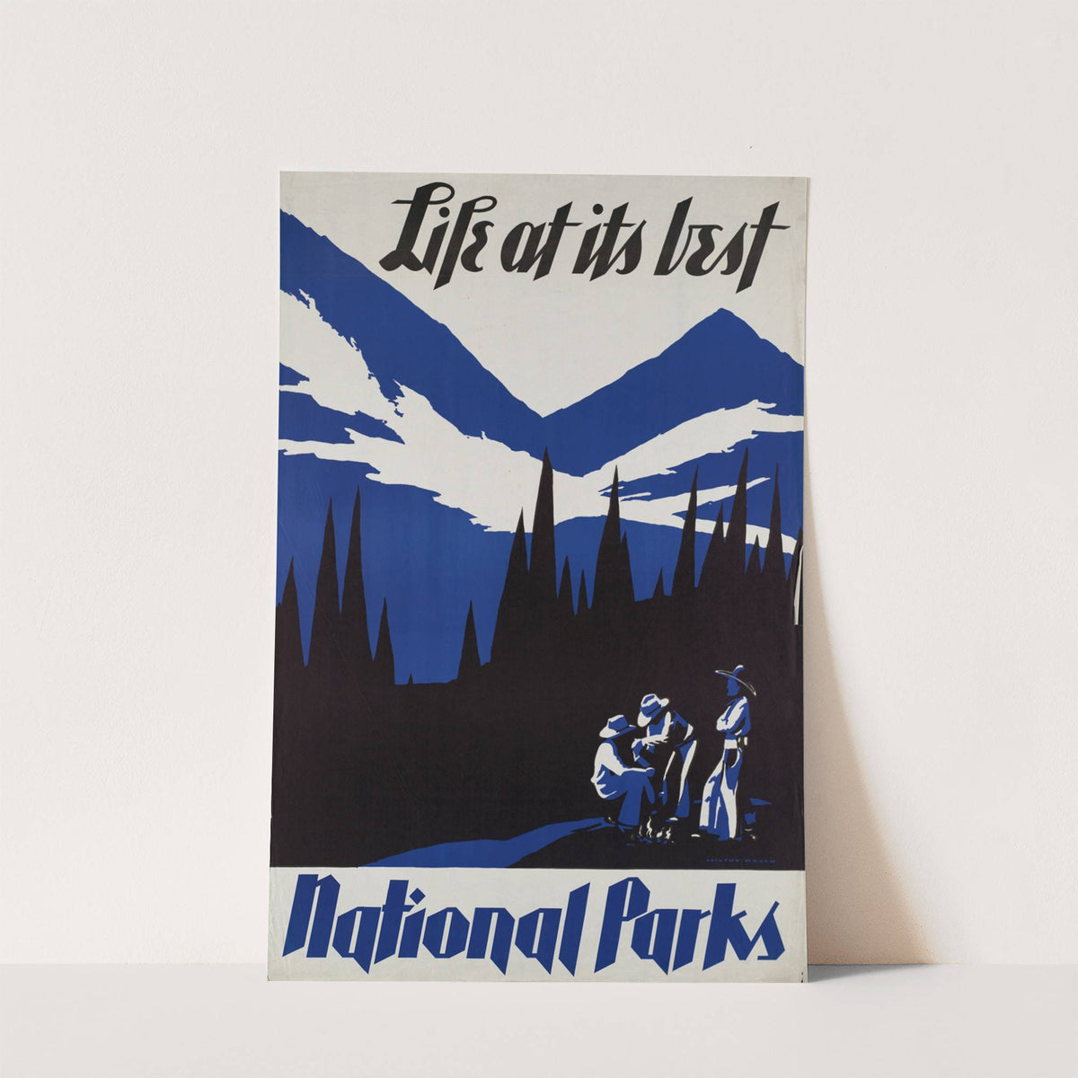 Life at its best. National Parks (ca. 1930–1939) by Dorothy Waugh