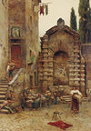 Life In A Roman Courtyard