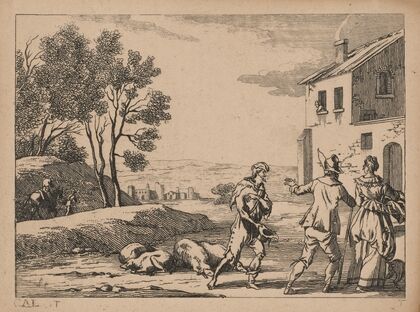 Life of the Prodigal Son – The Prodigal Son as a swineherd