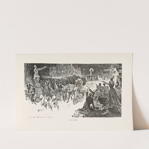 Life’s birthday (1896) by Charles Dana Gibson