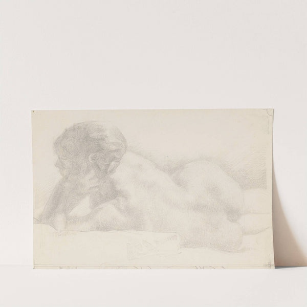 Liggend vrouwelijk naakt by Reijer Stolk