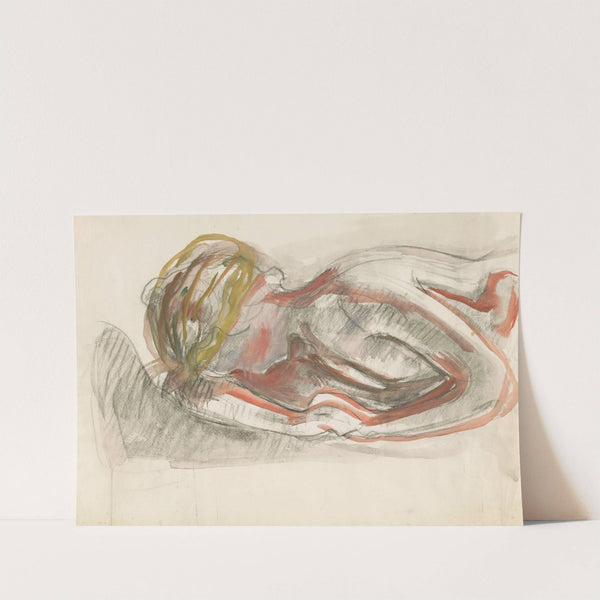 Liggende akt (1913) by Edvard Munch