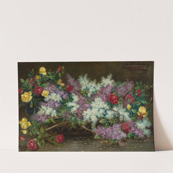 Lilacs And Roses by August Pollak