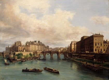 L’Ile de la CitÃ© et le quai Conti, vus de la passerelle des Arts