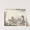 Lille landskab med to geder by Karel Dujardin