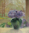 Lilled rohelises vaasis