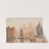 Lincoln Cathedral from Brayford Pool (circa 1808) by David Cox
