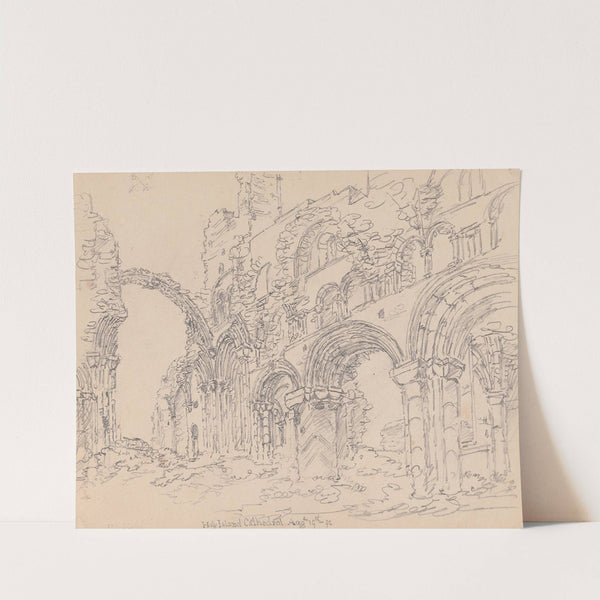 Lindisfarne Priory, Holy Island, Northumberland by James Moore