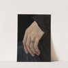 Linke Hand des &#039;Mädchens mit der Nelke&#039; by Wilhelm Leibl