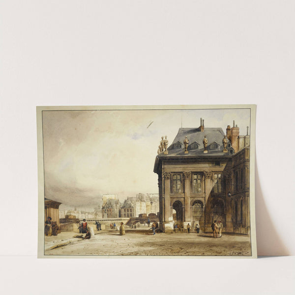L&#039;Institut; l&#039;aile gauche avec le portique by Thomas Shotter Boys